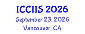 International Conference on Computational Intelligence and Intelligent Systems (ICCIIS) September 23, 2026 - Vancouver, Canada