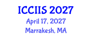 International Conference on Computational Intelligence and Intelligent Systems (ICCIIS) April 17, 2027 - Marrakesh, Morocco International Conference on Computational Intelligence and Intelligent Systems (ICCIIS) April 17, 2027 - Marrakesh, Morocco
