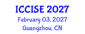 International Conference on Computational Intelligence and Software Engineering (ICCISE) February 03, 2027 - Guangzhou, China International Conference on Computational Intelligence and Software Engineering (ICCISE) February 03, 2027 - Guangzhou, China