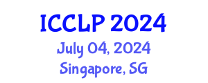 International Conference on Computational Linguistics and Psycholinguistics (ICCLP) July 04, 2024 - Singapore, Singapore