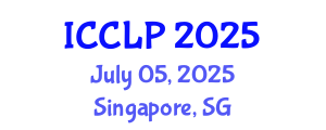 International Conference on Computational Linguistics and Psycholinguistics (ICCLP) July 05, 2025 - Singapore, Singapore