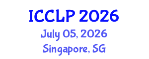 International Conference on Computational Linguistics and Psycholinguistics (ICCLP) July 05, 2026 - Singapore, Singapore