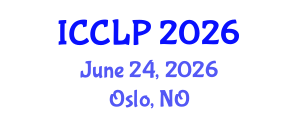 International Conference on Computational Linguistics and Psycholinguistics (ICCLP) June 24, 2026 - Oslo, Norway