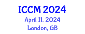 International Conference on Computational Mathematics (ICCM) April 11, 2024 - London, United Kingdom