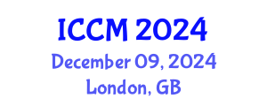 International Conference on Computational Mathematics (ICCM) December 09, 2024 - London, United Kingdom