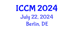 International Conference on Computational Mathematics (ICCM) July 22, 2024 - Berlin, Germany