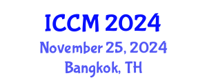 International Conference on Computational Mathematics (ICCM) November 25, 2024 - Bangkok, Thailand