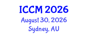 International Conference on Computational Mathematics (ICCM) August 30, 2026 - Sydney, Australia