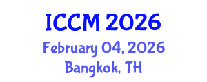 International Conference on Computational Mathematics (ICCM) February 04, 2026 - Bangkok, Thailand