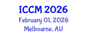 International Conference on Computational Mathematics (ICCM) February 01, 2026 - Melbourne, Australia