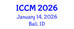 International Conference on Computational Mathematics (ICCM) January 14, 2026 - Bali, Indonesia
