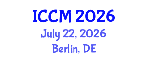 International Conference on Computational Mathematics (ICCM) July 22, 2026 - Berlin, Germany