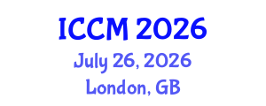 International Conference on Computational Mathematics (ICCM) July 26, 2026 - London, United Kingdom