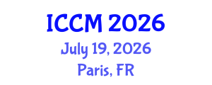 International Conference on Computational Mathematics (ICCM) July 19, 2026 - Paris, France