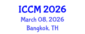 International Conference on Computational Mathematics (ICCM) March 08, 2026 - Bangkok, Thailand