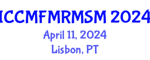 International Conference on Computational Mechanics: Fluid Mechanics, Rock Mechanics and Solid Mechanics (ICCMFMRMSM) April 11, 2024 - Lisbon, Portugal