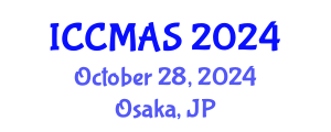 International Conference on Computational Modeling, Analysis and Simulation (ICCMAS) October 28, 2024 - Osaka, Japan