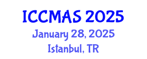 International Conference on Computational Modeling, Analysis and Simulation (ICCMAS) January 28, 2025 - Istanbul, Turkey