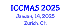 International Conference on Computational Modeling, Analysis and Simulation (ICCMAS) January 14, 2025 - Zurich, Switzerland