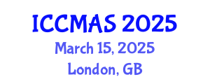 International Conference on Computational Modeling, Analysis and Simulation (ICCMAS) March 15, 2025 - London, United Kingdom