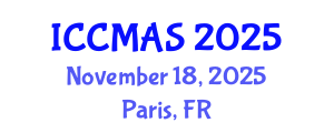 International Conference on Computational Modeling, Analysis and Simulation (ICCMAS) November 18, 2025 - Paris, France