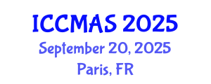 International Conference on Computational Modeling, Analysis and Simulation (ICCMAS) September 20, 2025 - Paris, France