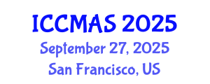 International Conference on Computational Modeling, Analysis and Simulation (ICCMAS) September 27, 2025 - San Francisco, United States