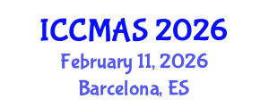 International Conference on Computational Modeling, Analysis and Simulation (ICCMAS) February 11, 2026 - Barcelona, Spain