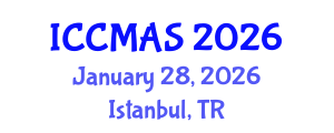 International Conference on Computational Modeling, Analysis and Simulation (ICCMAS) January 28, 2026 - Istanbul, Turkey