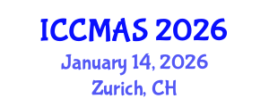 International Conference on Computational Modeling, Analysis and Simulation (ICCMAS) January 14, 2026 - Zurich, Switzerland