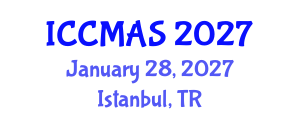 International Conference on Computational Modeling, Analysis and Simulation (ICCMAS) January 28, 2027 - Istanbul, Turkey International Conference on Computational Modeling, Analysis and Simulation (ICCMAS) January 28, 2027 - Istanbul, Turkey