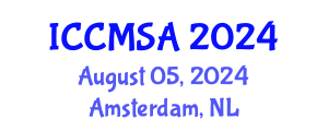 International Conference on Computational Modeling, Simulation and Analysis (ICCMSA) August 05, 2024 - Amsterdam, Netherlands