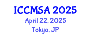 International Conference on Computational Modeling, Simulation and Analysis (ICCMSA) April 22, 2025 - Tokyo, Japan