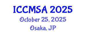 International Conference on Computational Modeling, Simulation and Analysis (ICCMSA) October 25, 2025 - Osaka, Japan