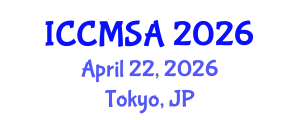 International Conference on Computational Modeling, Simulation and Analysis (ICCMSA) April 22, 2026 - Tokyo, Japan