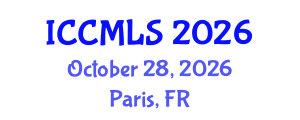 International Conference on Computational Models for Life Sciences (ICCMLS) October 28, 2026 - Paris, France