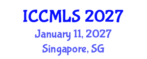 International Conference on Computational Models for Life Sciences (ICCMLS) January 11, 2027 - Singapore, Singapore International Conference on Computational Models for Life Sciences (ICCMLS) January 11, 2027 - Singapore, Singapore