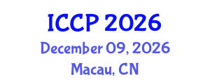 International Conference on Computational Photography (ICCP) December 09, 2026 - Macau, China International Conference on Computational Photography (ICCP) December 09, 2026 - Macau, China