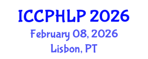 International Conference on Computational Psycholinguistics and Human Language Processing (ICCPHLP) February 08, 2026 - Lisbon, Portugal