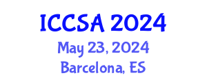 International Conference on Computational Science and Applications (ICCSA) May 23, 2024 - Barcelona, Spain