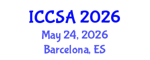 International Conference on Computational Science and Applications (ICCSA) May 24, 2026 - Barcelona, Spain