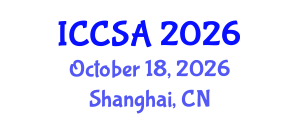International Conference on Computational Science and Applications (ICCSA) October 18, 2026 - Shanghai, China