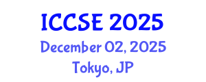 International Conference on Computational Science and Engineering (ICCSE) December 02, 2025 - Tokyo, Japan