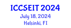 International Conference on Computational Science, Engineering and Information Technology (ICCSEIT) July 18, 2024 - Helsinki, Finland