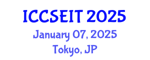 International Conference on Computational Science, Engineering and Information Technology (ICCSEIT) January 07, 2025 - Tokyo, Japan