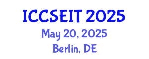 International Conference on Computational Science, Engineering and Information Technology (ICCSEIT) May 20, 2025 - Berlin, Germany