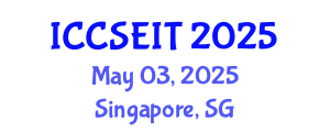 International Conference on Computational Science, Engineering and Information Technology (ICCSEIT) May 03, 2025 - Singapore, Singapore