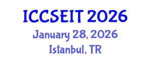 International Conference on Computational Science, Engineering and Information Technology (ICCSEIT) January 28, 2026 - Istanbul, Turkey