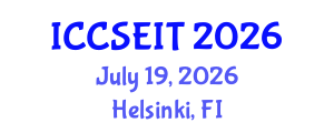 International Conference on Computational Science, Engineering and Information Technology (ICCSEIT) July 19, 2026 - Helsinki, Finland