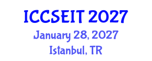 International Conference on Computational Science, Engineering and Information Technology (ICCSEIT) January 28, 2027 - Istanbul, Turkey International Conference on Computational Science, Engineering and Information Technology (ICCSEIT) January 28, 2027 - Istanbul, Turkey